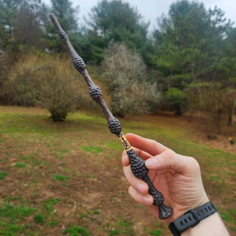 Fusked Dumbledore Magic Wand - HP Accessories for Role Play - Gift Toys Cosplay Dress Accessories Combo for Kids (Limited Edition 2025), Brown - Image 4